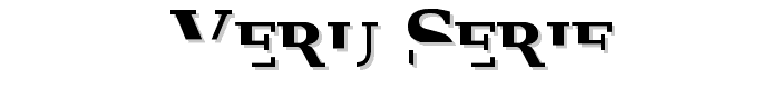 Veru Serif font